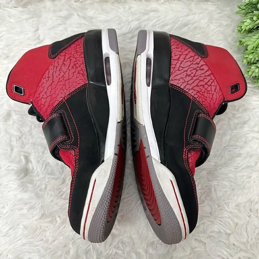 NIKE AIR JORDAN FLIGHT CLUB 90s Gym RED Black  2013 Sneakers  MEN‎ Sz  US 7.5